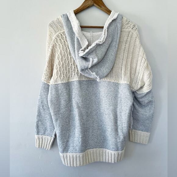 Solutions Cozy Knit Hoodie/Sweater Hybrid Size Medium EUC - Picture 11 of 12